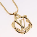 LOUIS VUITTON Collier Garden Necklace metal Gold Tone M68937 LV Auth 183122SAM-3