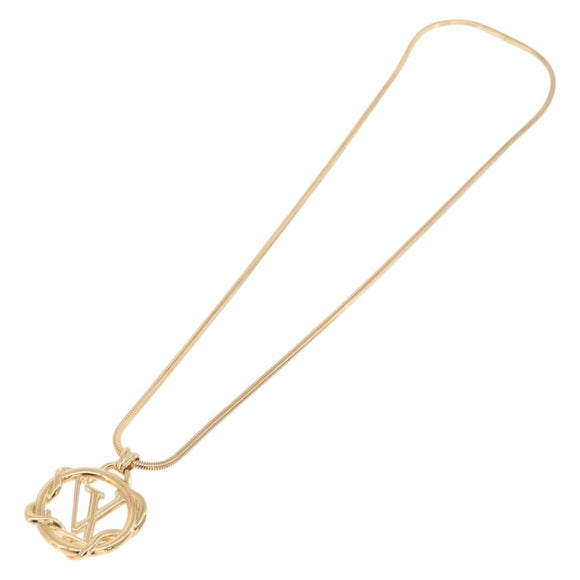 LOUIS VUITTON Collier Garden Necklace metal Gold Tone M68937 LV Auth 183122SAM