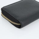 GUCCI Soho Coin Purse Leather Outlet Black Gold 598009 Auth 183123M-16