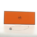 HERMES Cage De H H Cube Necklace metal Silver Auth 183125V-12