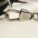 GUCCI GG Supreme Shoulder Bag PVC Black Silver 724351 Auth 183126M-19