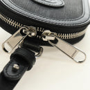 GUCCI GG Supreme Shoulder Bag PVC Black Silver 724351 Auth 183126M-20