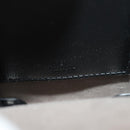 GUCCI GG Supreme Shoulder Bag PVC Black Silver 724351 Auth 183126M-21