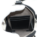 GUCCI GG Supreme Shoulder Bag PVC Black Silver 724351 Auth 183126M-24
