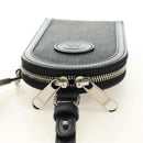 GUCCI GG Supreme Shoulder Bag PVC Black Silver 724351 Auth 183126M-9