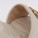 GUCCI GG Marmont Sandalen Leder Elfenbein Gold 674839 Auth 183127M-16