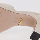 GUCCI GG Marmont Sandalen Leder Elfenbein Gold 674839 Auth 183127M-25