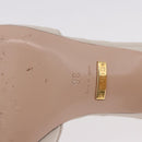 GUCCI GG Marmont Sandalen Leder Elfenbein Gold 674839 Auth 183127M-27