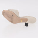 GUCCI GG Marmont Sandalen Leder Elfenbein Gold 674839 Auth 183127M-7
