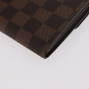 LOUIS VUITTON Damier Ebene Portefeuille Sarah Long Wallet N60491 Auth 183129SV-16