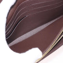 LOUIS VUITTON Damier Ebene Portefeuille Sarah Long Wallet N60491 Auth 183129SV-9