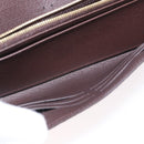 LOUIS VUITTON Damier Ebene Portefeuille Sarah Long Wallet N60491 Auth 183129SV-21