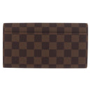 LOUIS VUITTON Damier Ebene Portefeuille Sarah Long Wallet N60491 Auth 183129SV-2