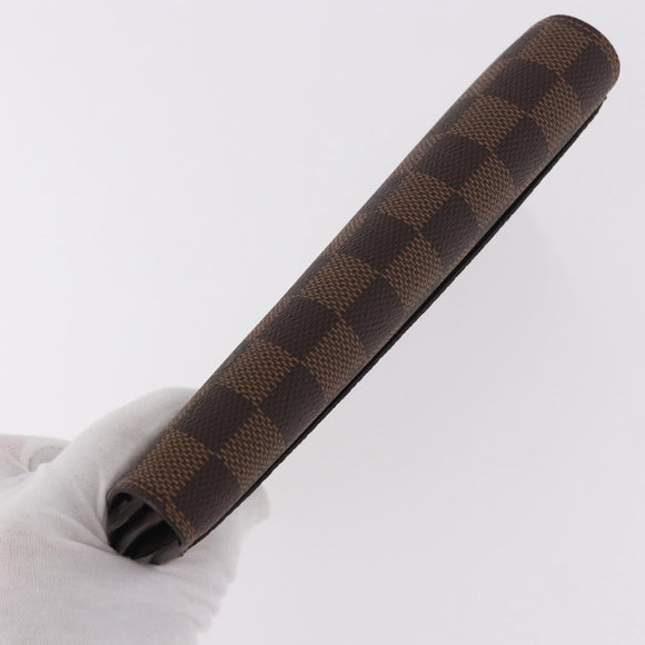 LOUIS VUITTON Damier Ebene Portefeuille Sarah Long Wallet N60491 Auth 183129SV