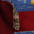 HERMES Carre 90 Scarf ""aux champs"" Silk Red Auth 183130-13