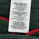 GUCCI Pet Coat Web Sherry Line Cotton Red Green Auth 183133M-17