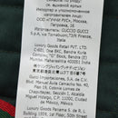 GUCCI Pet Coat Web Sherry Line Cotton Red Green Auth 183133M-20