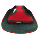 GUCCI Pet Coat Web Sherry Line Cotton Red Green Auth 183133M-7