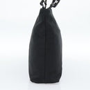 Salvatore Ferragamo Vala Chain Shoulder Bag Canvas Black Silver Auth 183134-4