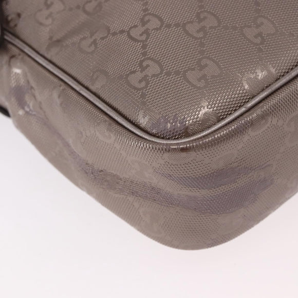 GUCCI GG Implementation Shoulder Bag PVC Pink Silver 233268 Auth 183135A