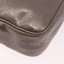 GUCCI GG Implementation Shoulder Bag PVC Pink Silver 233268 Auth 183135A-13