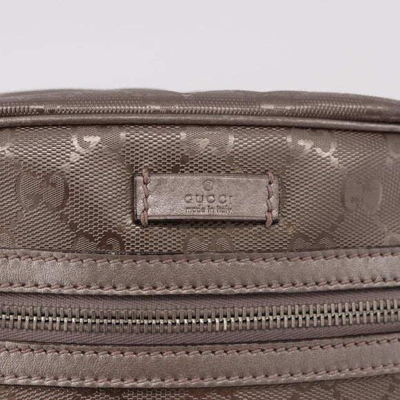 GUCCI GG Implementation Shoulder Bag PVC Pink Silver 233268 Auth 183135A