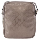 GUCCI GG Implementation Shoulder Bag PVC Pink Silver 233268 Auth 183135A-3