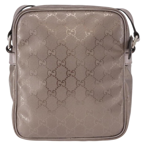 GUCCI GG Implementation Shoulder Bag PVC Pink Silver 233268 Auth 183135A