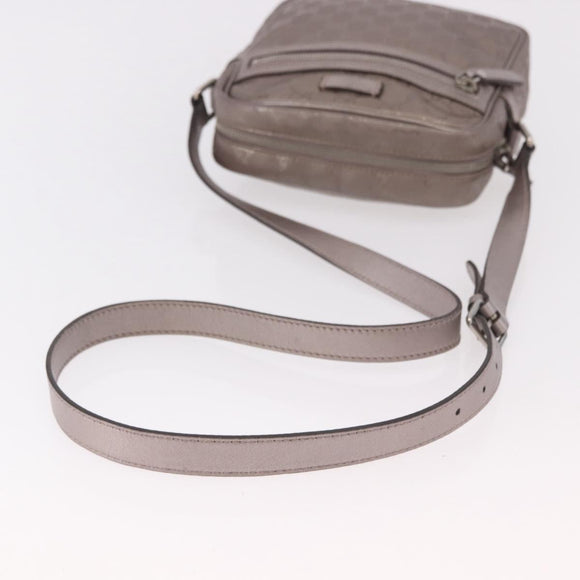 GUCCI GG Implementation Shoulder Bag PVC Pink Silver 233268 Auth 183135A