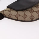 GUCCI GG Canvas Waist bag Beige Gold 106688 Auth 183136A-9