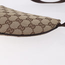 GUCCI GG Canvas Waist bag Beige Gold 106688 Auth 183136A-16