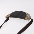 GUCCI GG Canvas Waist bag Beige Gold 106688 Auth 183136A-6