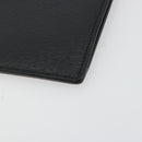 GUCCI GG Marmont Clutch Bag Leather Black Gold 475317 Auth 183138-10