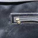 FENDI Zucca Canvas Tragetasche PVC Schwarz Schwarz Auth 183140A-19