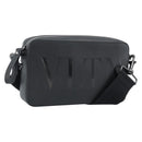 VALENTINO Shoulder Bag Leather Black Auth 183142M-1