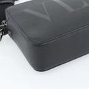 VALENTINO Shoulder Bag Leather Black Auth 183142M-15