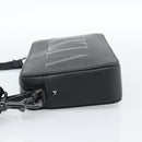 VALENTINO Shoulder Bag Leather Black Auth 183142M-3