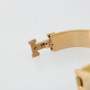 HERMES Click H Bracelet metal Orange Auth 183145-11
