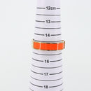 HERMES Click H Bracelet metal Orange Auth 183145-14