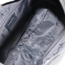 Christian Dior Trotter Canvas Street Chic Shoulder Bag Black Silver Auth 183160-18