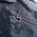 Christian Dior Trotter Canvas Street Chic Shoulder Bag Black Silver Auth 183160-21