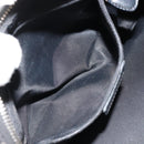 Christian Dior Trotter Canvas Street Chic Shoulder Bag Black Silver Auth 183160-22