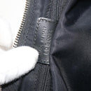 Christian Dior Trotter Canvas Street Chic Shoulder Bag Black Silver Auth 183160-23