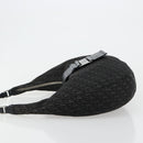 Christian Dior Trotter Canvas Street Chic Shoulder Bag Black Silver Auth 183160-5