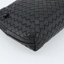 BOTTEGA VENETA INTRECCIATO Umhängetasche Leder Schwarz Auth 183161A-14