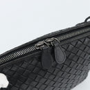 BOTTEGA VENETA INTRECCIATO Umhängetasche Leder Schwarz Auth 183161A-10