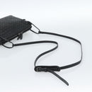 BOTTEGA VENETA INTRECCIATO Umhängetasche Leder Schwarz Auth 183161A-7