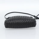 BOTTEGA VENETA INTRECCIATO Umhängetasche Leder Schwarz Auth 183161A-5
