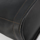 Coach Hand Bag Leather Black Gold Auth 183167-13