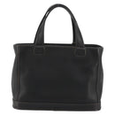 Coach Hand Bag Leather Black Gold Auth 183167-3